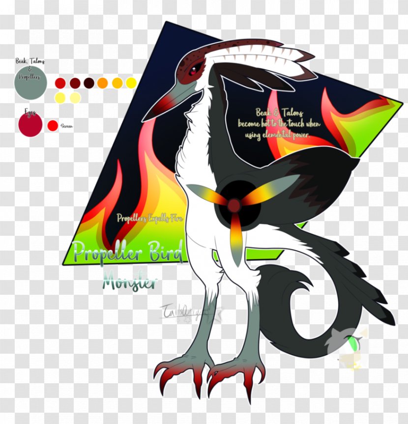 Legendary Creature Clip Art - Vertebrate - Bird Monster Transparent PNG