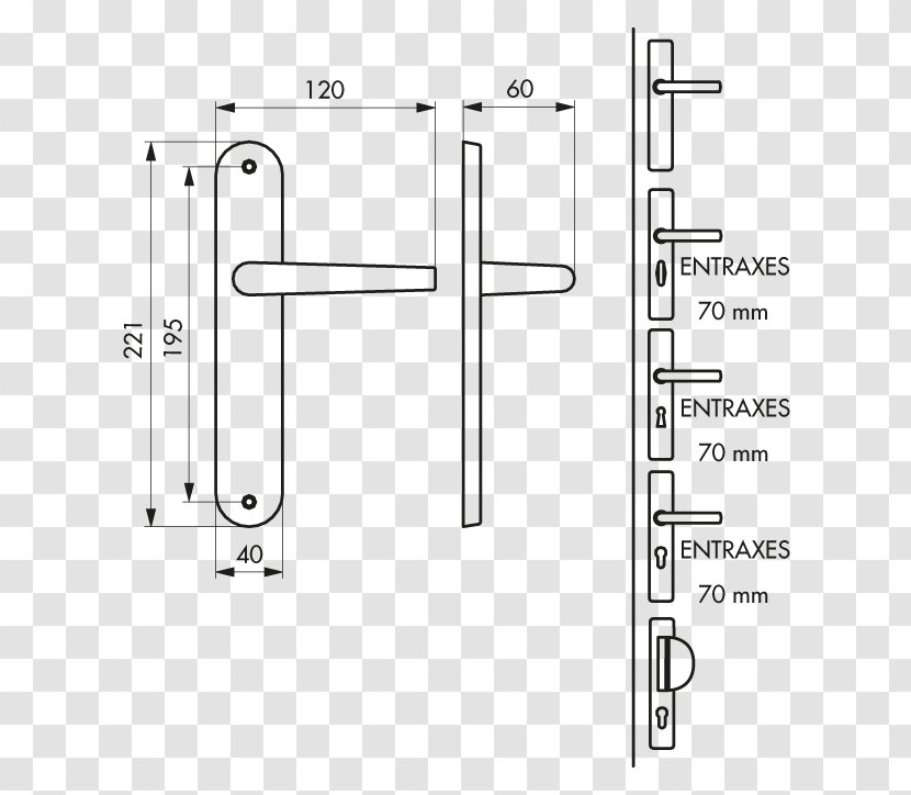 Door Handle Drawing Line Lock Transparent PNG
