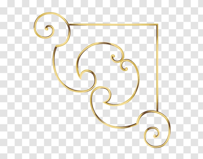 Clip Art - Symbol - Gold Frame Transparent PNG