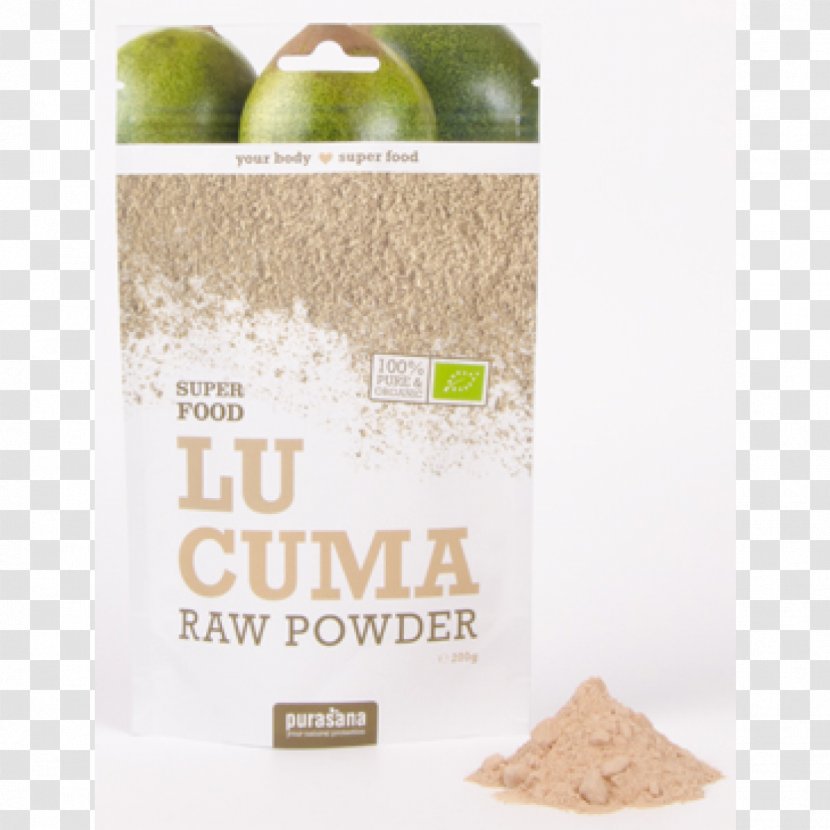 Organic Food Raw Foodism Lucuma Powder Cocoa Bean - LUCUMA Transparent PNG