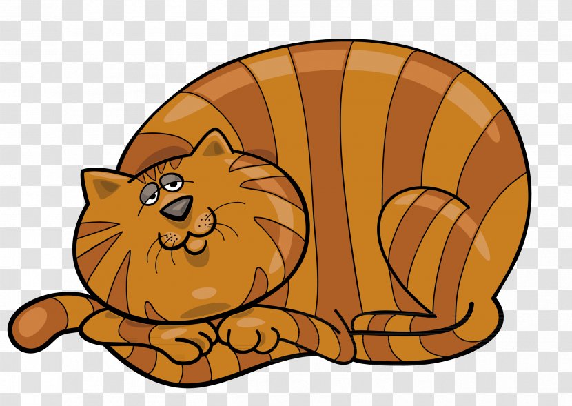 Fat Cat Clip Art - Fauna - Cartoon Transparent PNG