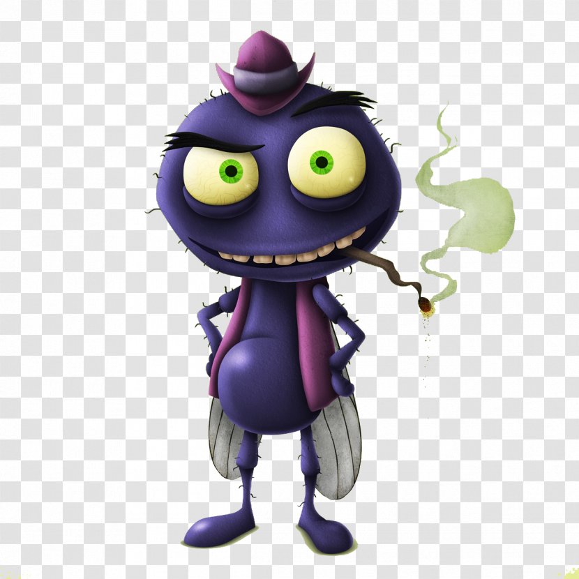 Insecticide Mosquito Mortein Pest - Cartoon - Cool Smoking Transparent PNG