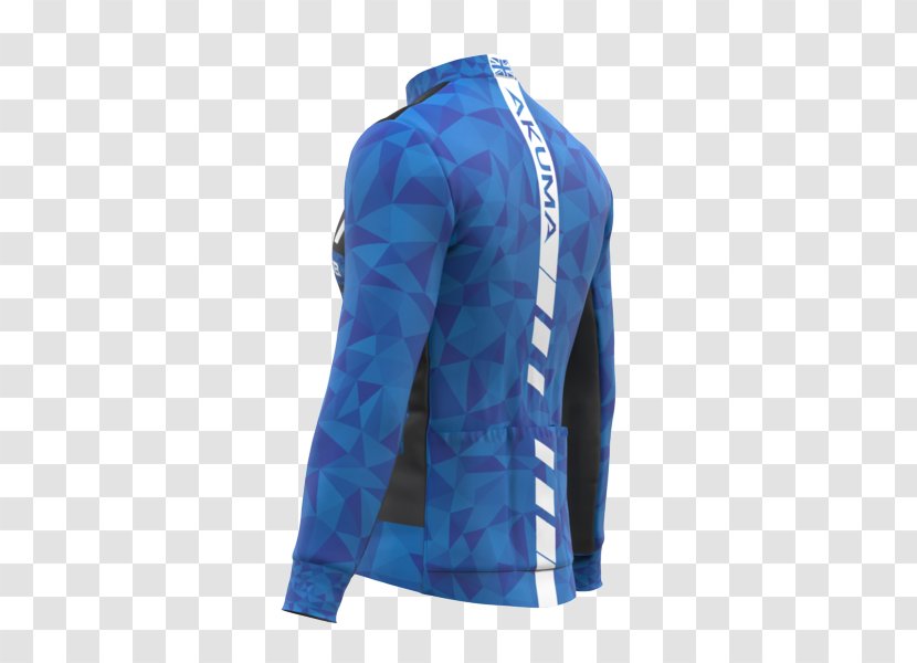 Sleeve Winter Clothing Jersey Jacket Cobalt Blue - Water - Men's Transparent PNG