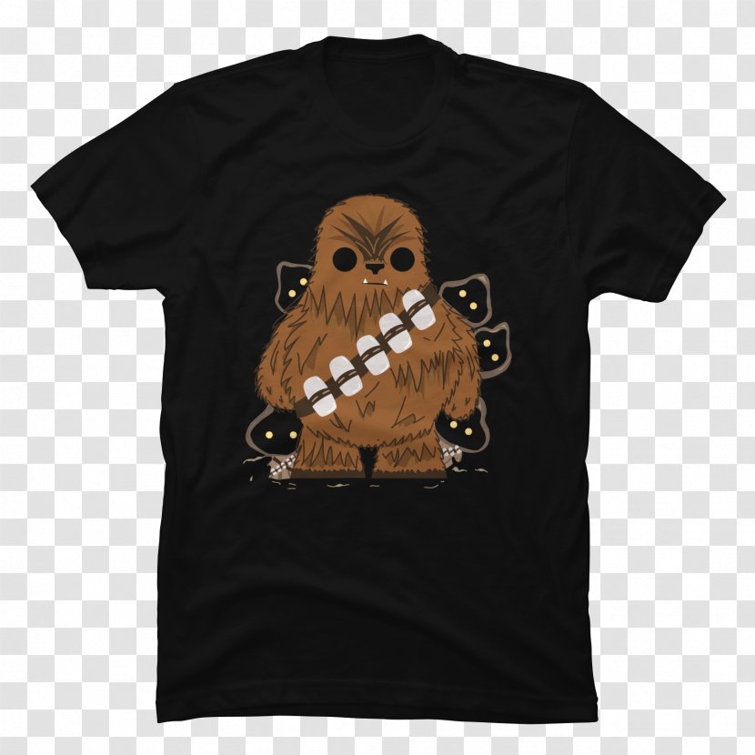 T-shirt Chewbacca Sleeve Anakin Skywalker - Shirt Transparent PNG