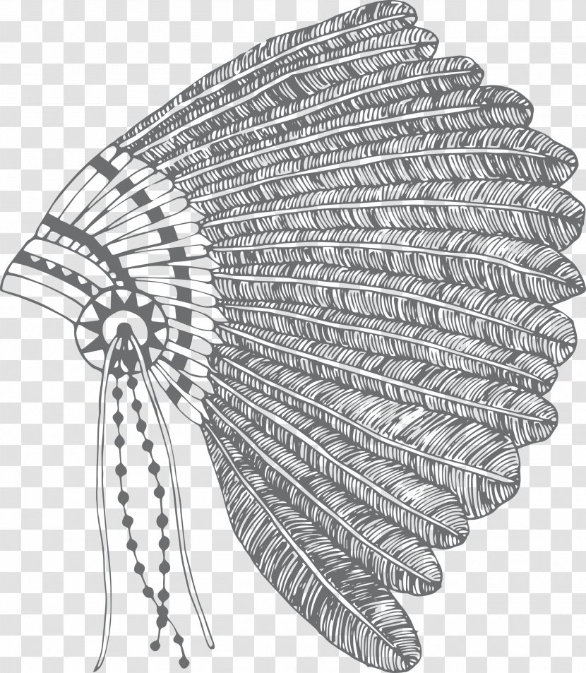 Indigenous Peoples Of The Americas War Bonnet Illustration - Tree - Vector Feather Hat Artwork Emirates Transparent PNG