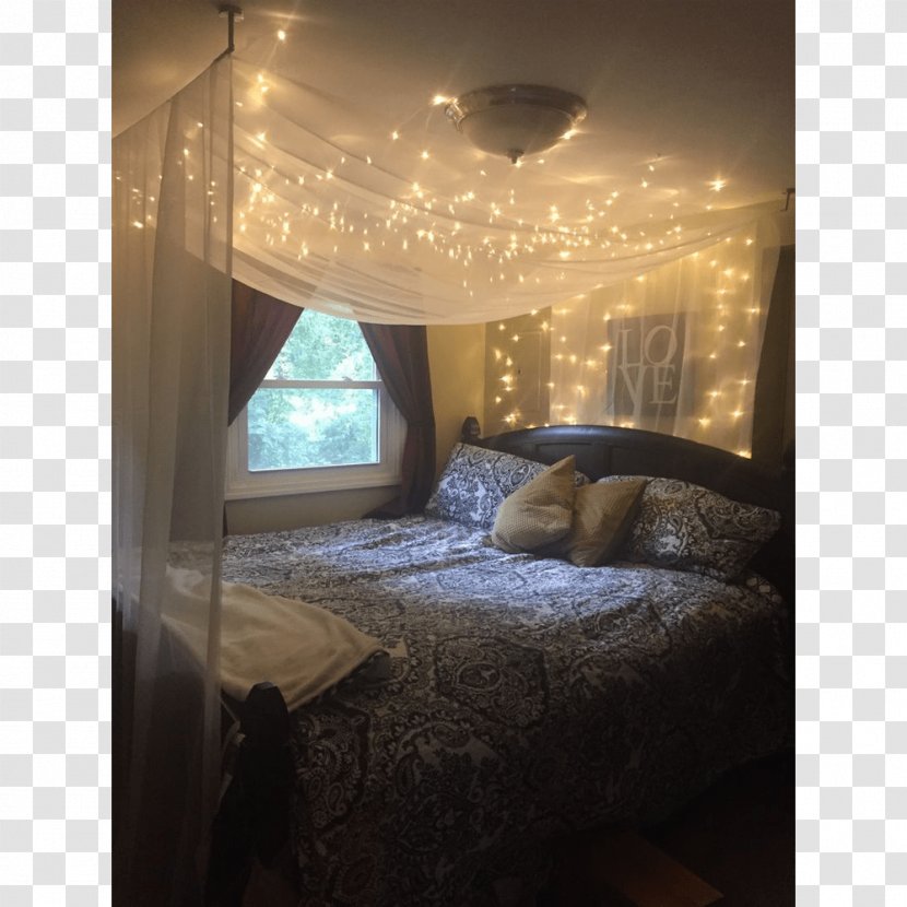Canopy Bed Light Curtain Bedroom - Wall Transparent PNG
