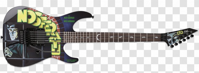 ESP Guitars Kirk Hammett Musical Instruments Electric Guitar - Watercolor - Metallica Transparent PNG