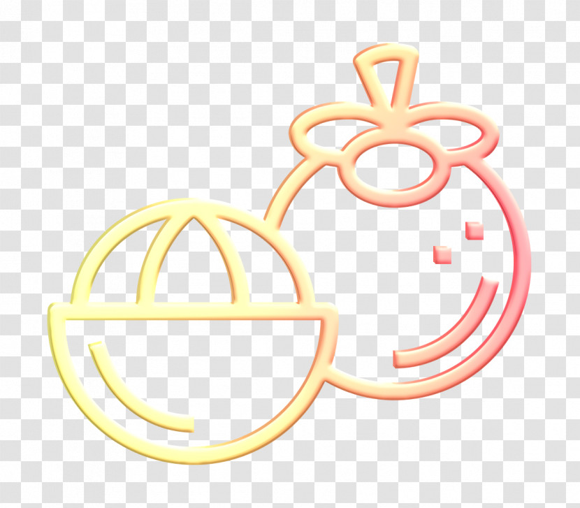 Mangosteen Icon Thai Food Icon Fruit Icon Transparent PNG