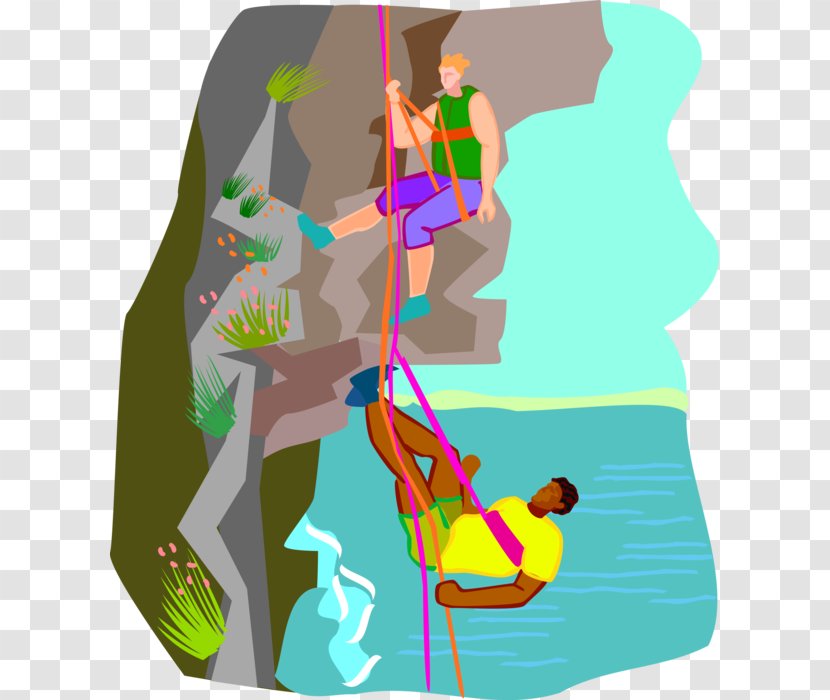 Clip Art Illustration Vector Graphics Rock Climbing - Cliff - Imated Transparent PNG