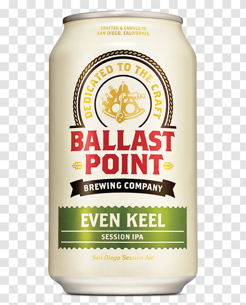 Ballast Point Brewing Company Beer India Pale Ale Even Keel Session Can 355ml Brewery - Bottle - Grapefruit Malt Beverage Transparent PNG