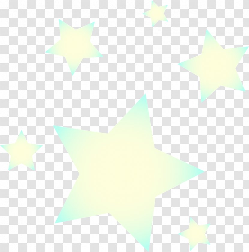 Yellow Star - Paper - Symmetry Transparent PNG