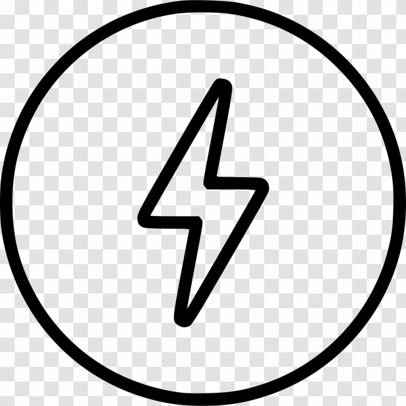 Battery Charger Clip Art - Black And White - Thunder Transparent PNG