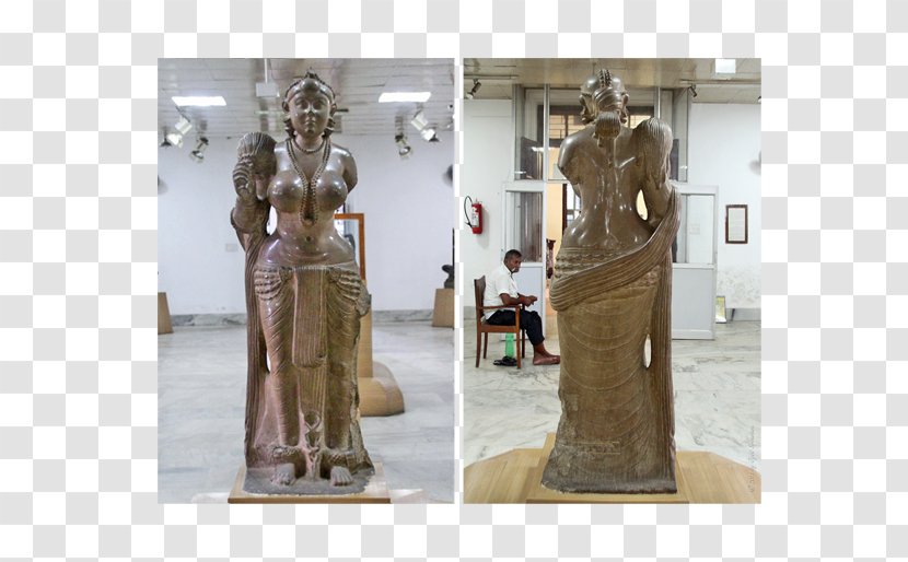 Patna Museum Didarganj Yakshi Yakshini Statue Chauri - Bronze Transparent PNG