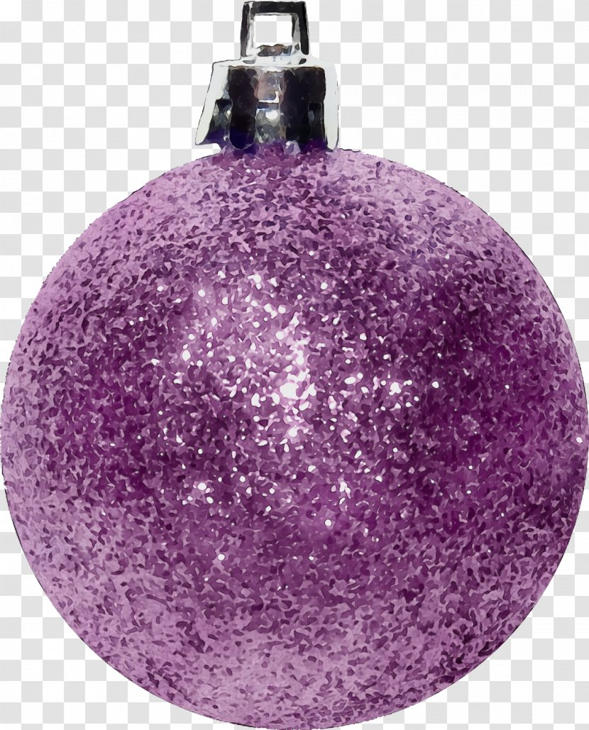 Christmas Ornament - Balls - Magenta Ball Transparent PNG
