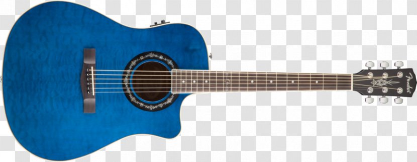 Fender T-Bucket 300 CE Acoustic-Electric Guitar Cutaway Acoustic Bass - Musical Instrument - Blue Transparent PNG