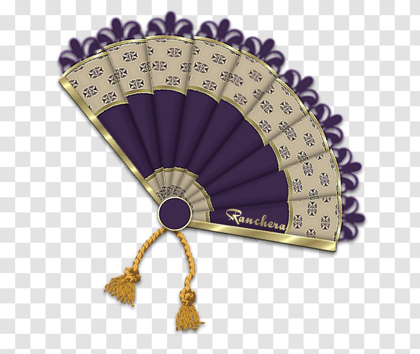 Fan - Hand - Purple Transparent PNG