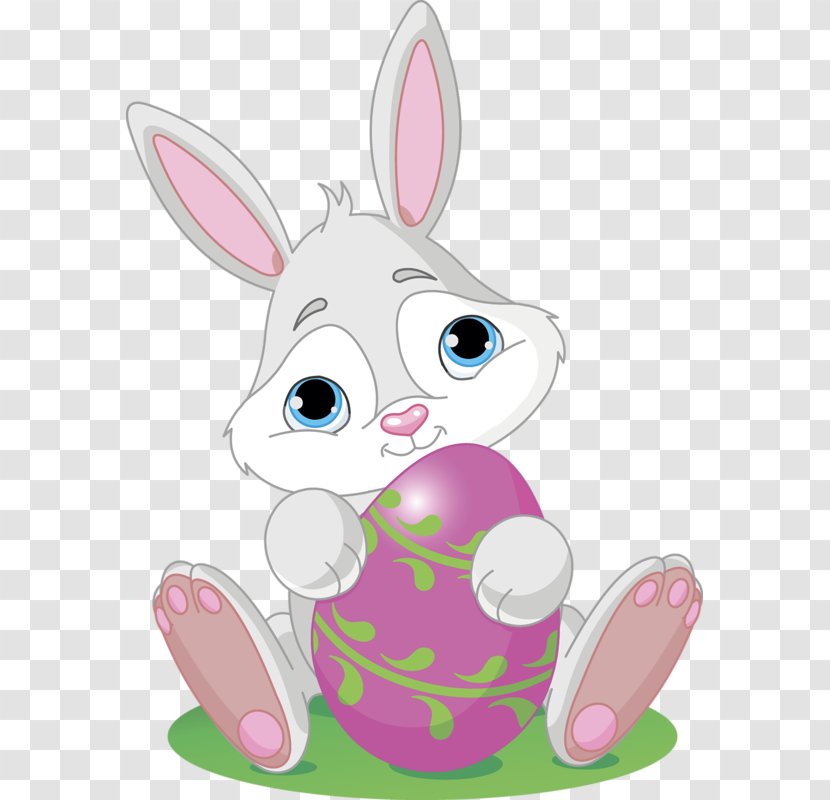 Easter Bunny Clip Art Egg Vector Graphics - Rabits And Hares Transparent PNG