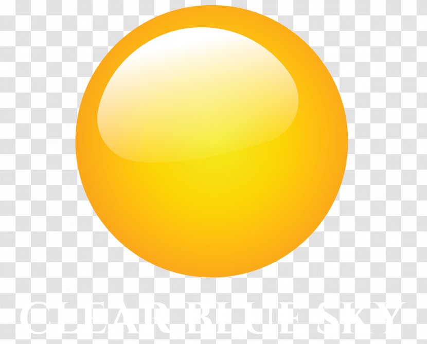 Sphere Font - Yellow - Clear Sky Transparent PNG