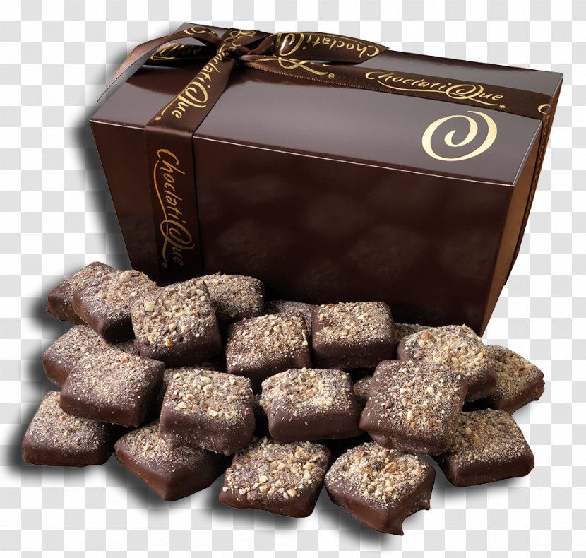Fudge Chocolate Truffle Choclatique Praline - Almond Transparent PNG