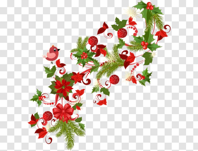 Christmas Day Santa Claus Clip Art Ornament Illustration - Pine Family - Vn Transparent PNG