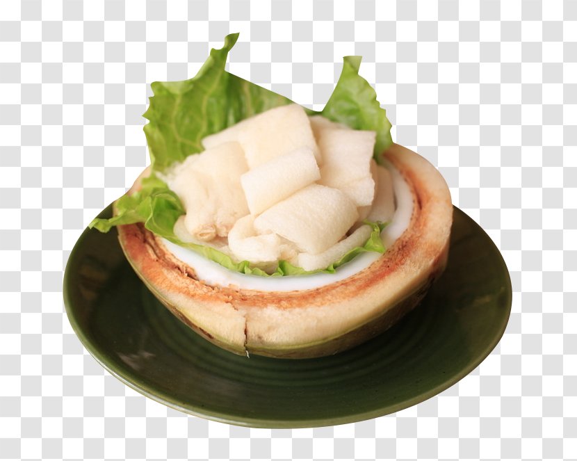 Hainan Chicken Soup Breakfast Sandwich - Coconut - Fresh Transparent PNG