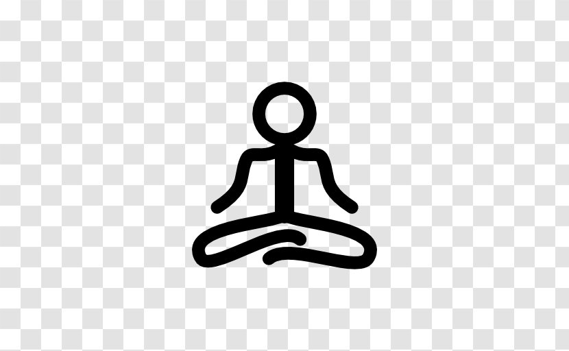 Stick Figure Meditation Clip Art - Logo Transparent PNG