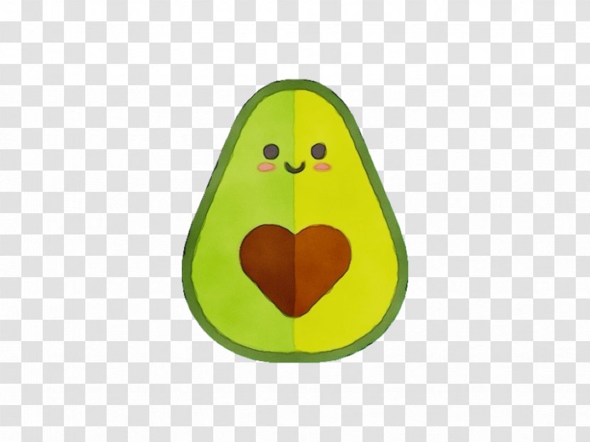 Avocado - Yellow - Candy Oval Transparent PNG