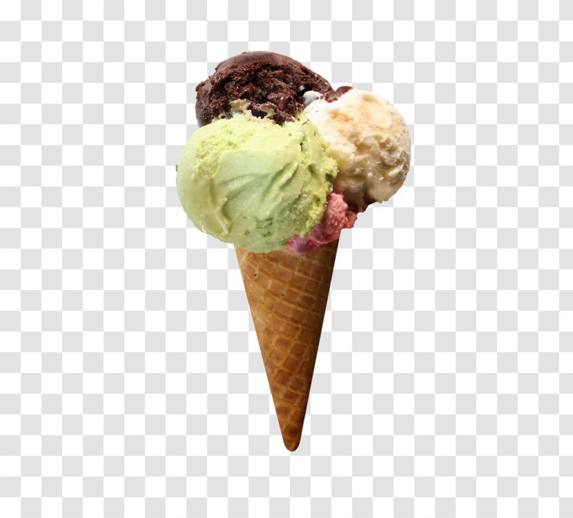 Ice Cream Cones Gelato Food - National Month Transparent PNG