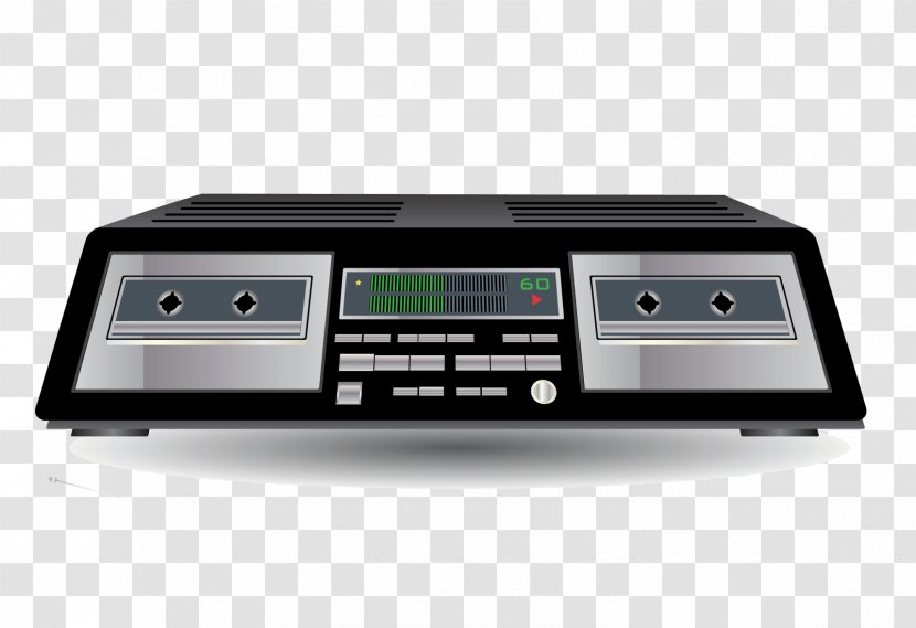 Cassette Deck Compact Loudspeaker Boombox - Media Player - Radio Transparent PNG