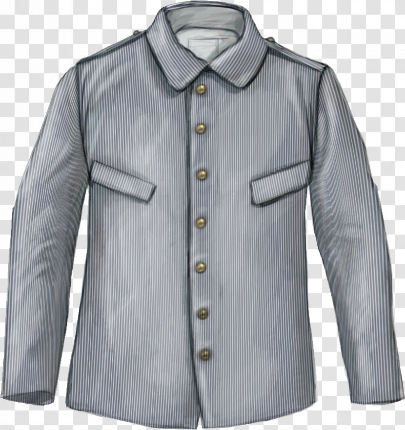 Sleeve Jacket Shirt Collar Button Transparent PNG