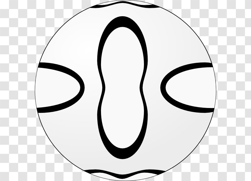 White Circle Clip Art - Black And Transparent PNG