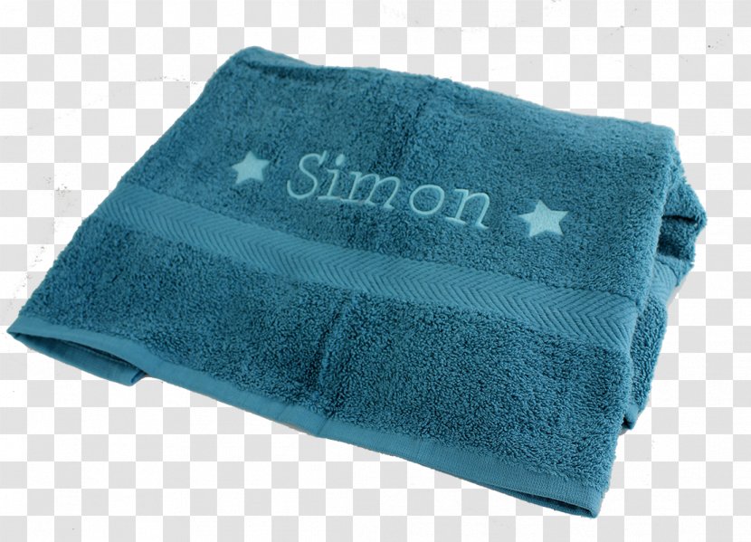 Towel Turquoise - Linens - Peps Transparent PNG