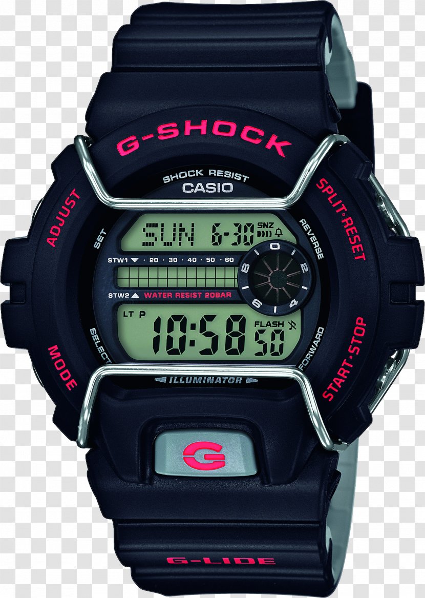 G-Shock Stopwatch Casio Clock - Water Resistant Mark - Watch Transparent PNG