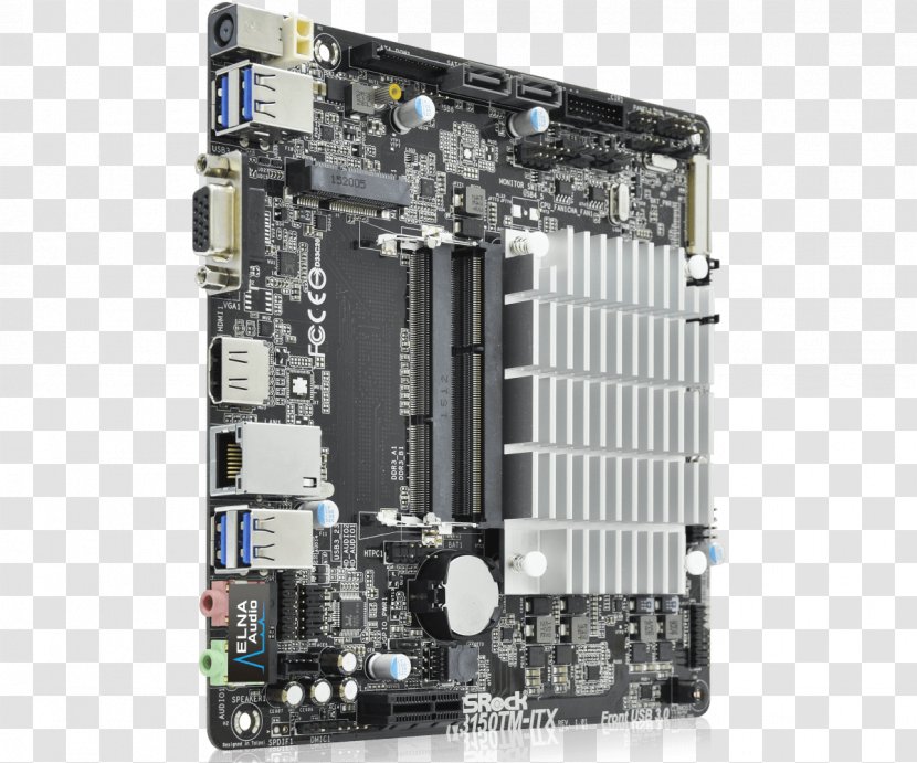Motherboard Computer Cases & Housings Intel Hardware Central Processing Unit - Asrock J3160itx Transparent PNG