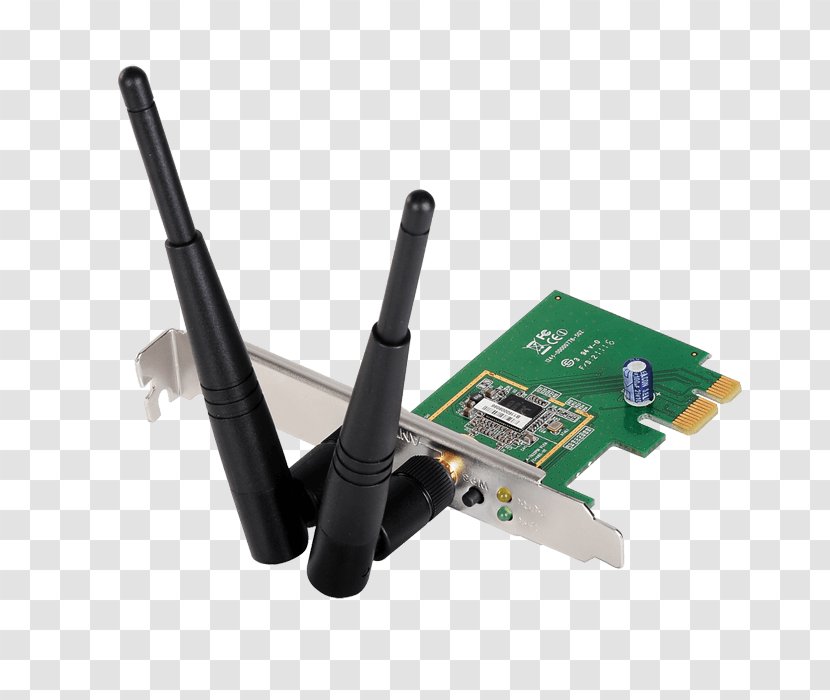 Edimax EW-7612PIn IEEE 802.11n-2009 Wireless Network Interface Controller PCI Express - Electronic Device - Computer Transparent PNG