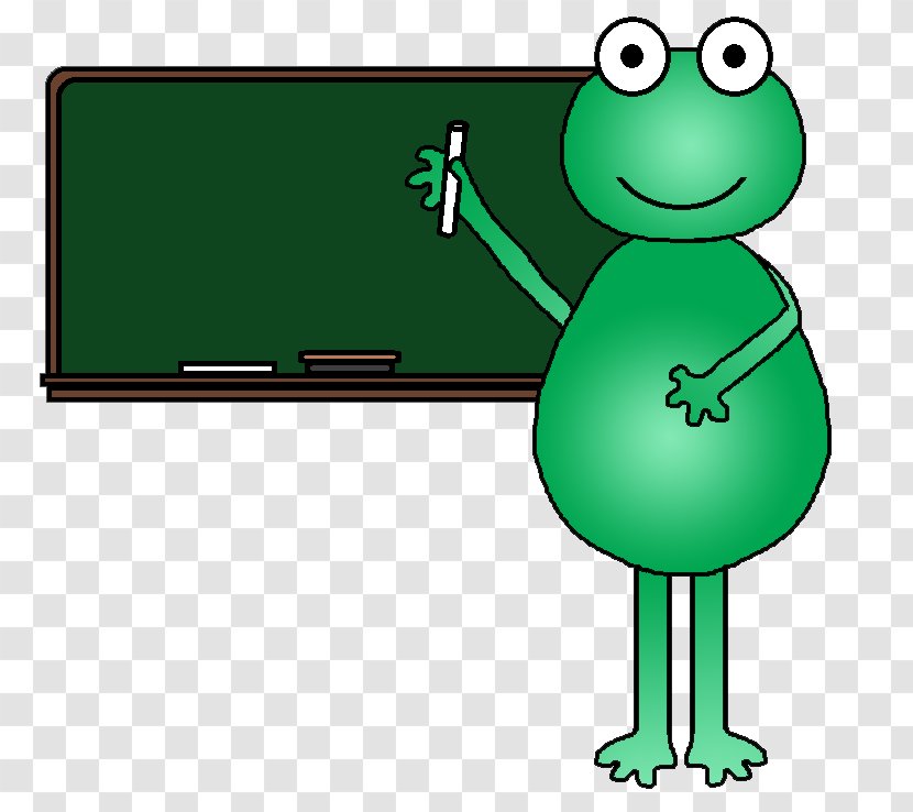 Frog School Teacher Clip Art - Grass - Graphics Transparent PNG