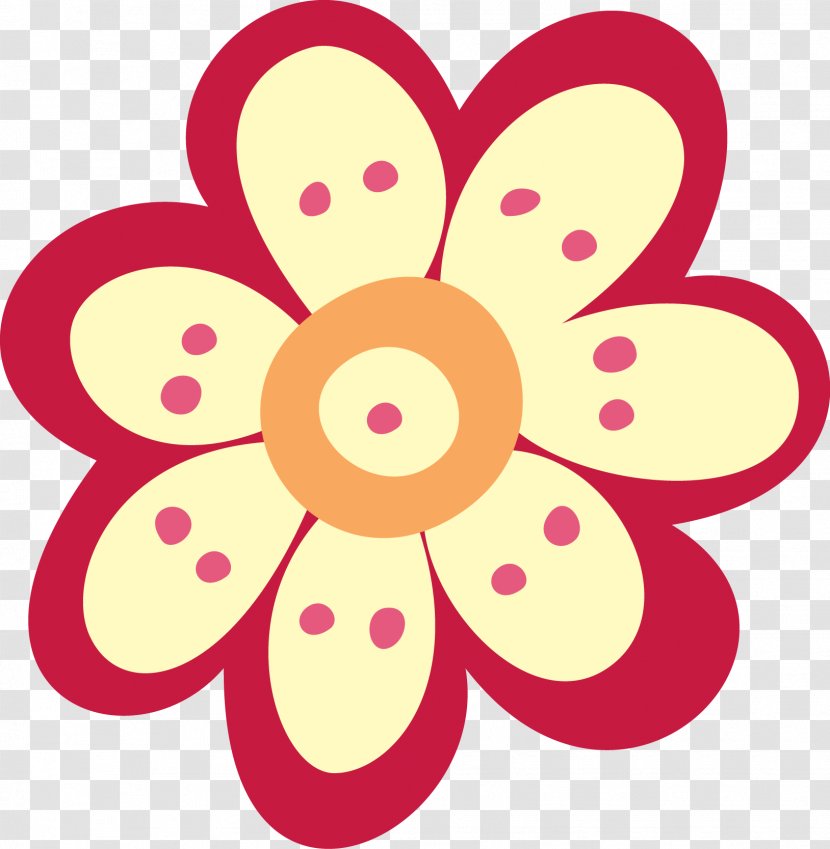 Flower Clip Art - Magenta - Petals Transparent PNG