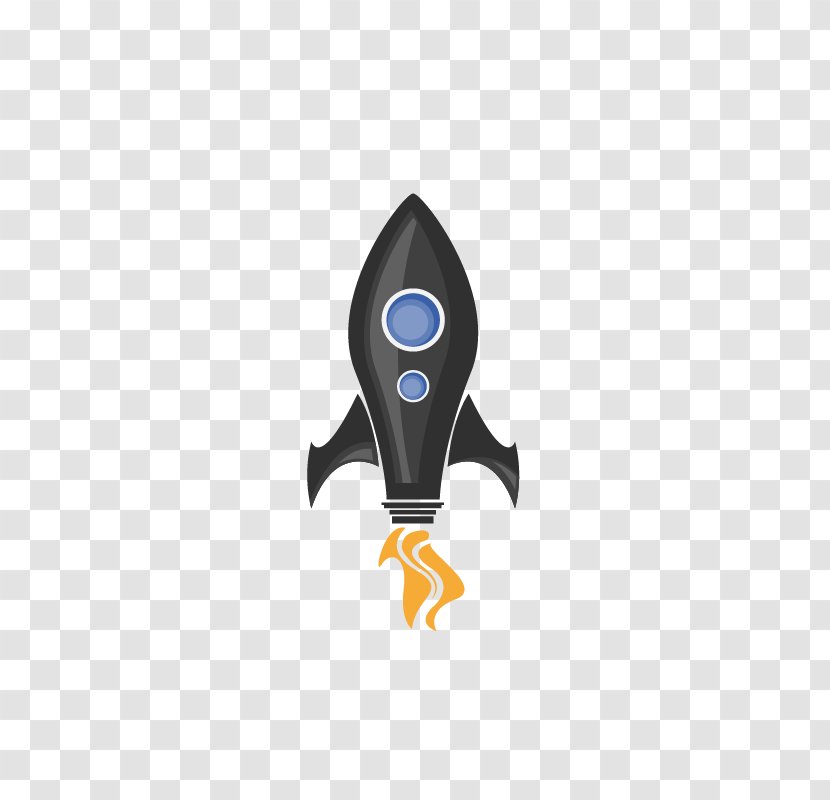 Rocket Clip Art - Black Transparent PNG