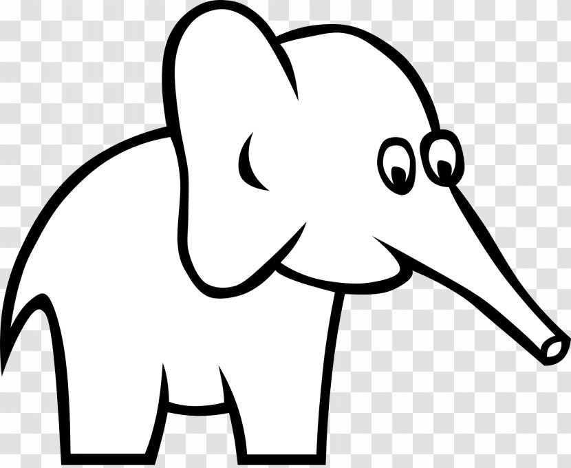 Elephant Free Content Clip Art - Flower - Images Black And White Transparent PNG