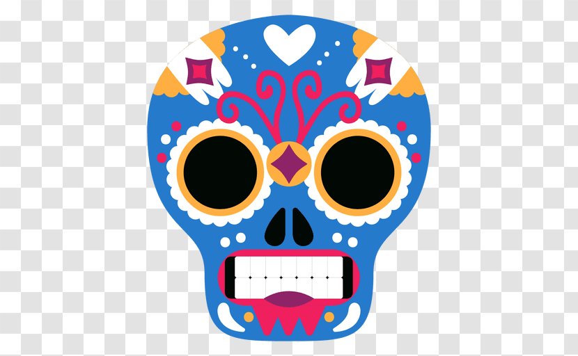 Mexican Mask-folk Art Mexico Skull Clip - Day Of The Dead - Mask Vector Transparent PNG
