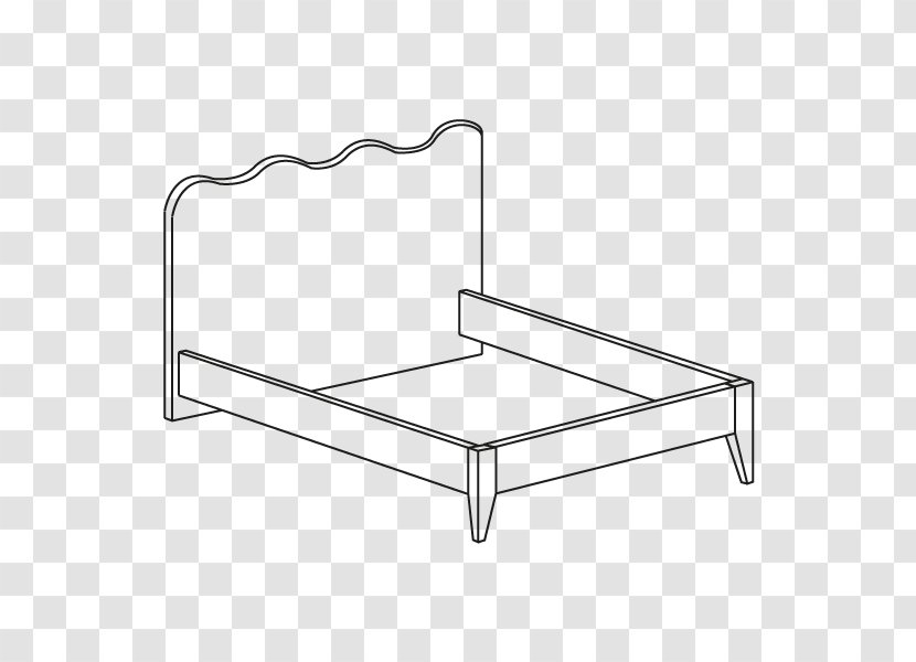 Chair Line Garden Furniture Angle - Black And White Transparent PNG