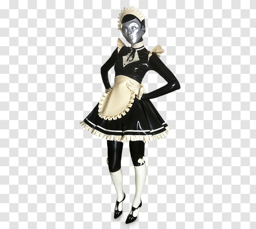 Costume French Maid Dress Clothing Latex - Tree Transparent PNG