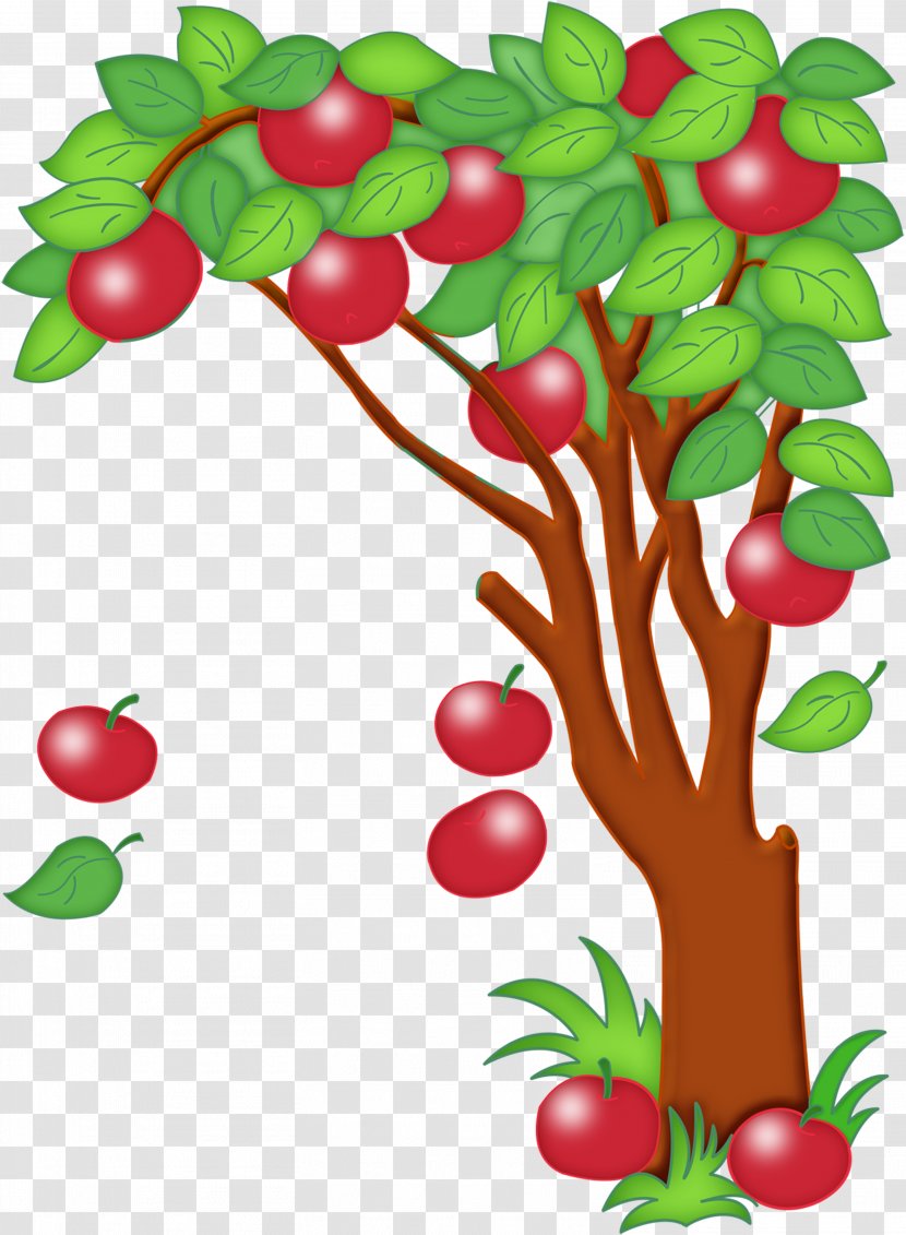 Paradise Apple Tree Clip Art - Branch Transparent PNG