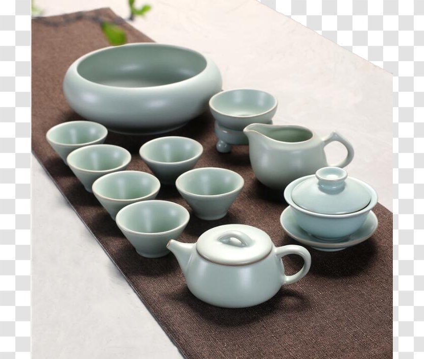 Teapot Coffee Cup Ru Ware Ceramic - Porcelain - Tea Pots Transparent PNG