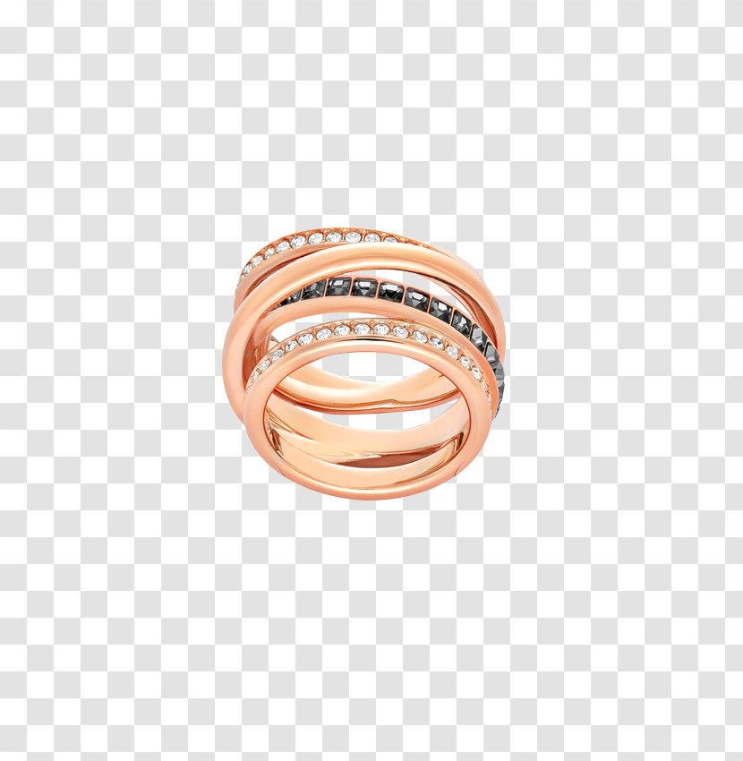 Ring Gold Plating Swarovski AG - Size Transparent PNG