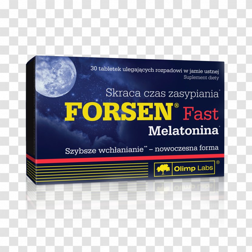 Olimp Forsen Fast Melatonina Dietary Supplement Tablet Sleep - Mouth - W,v K[,l Transparent PNG