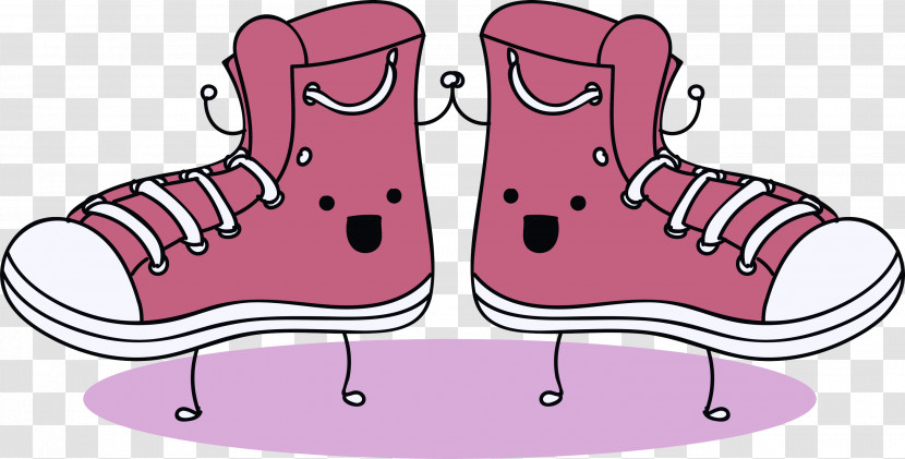 Footwear Pink Shoe Roller Skates Athletic Shoe Transparent PNG
