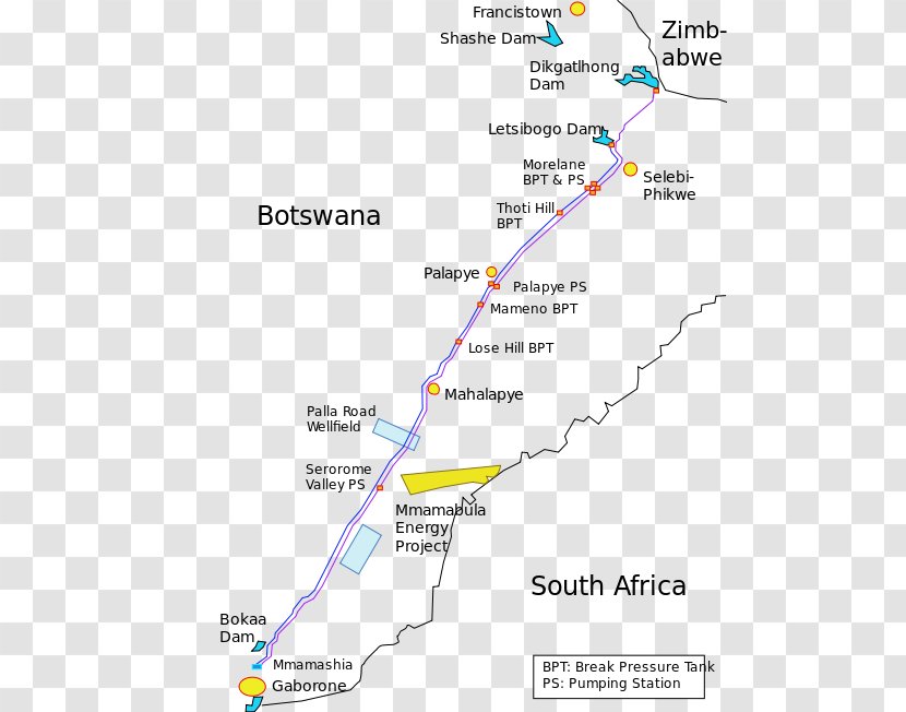 North-South Carrier Dikgatlhong Dam Mmamabula Gaborone Palapye - Water - Botswana Day Transparent PNG