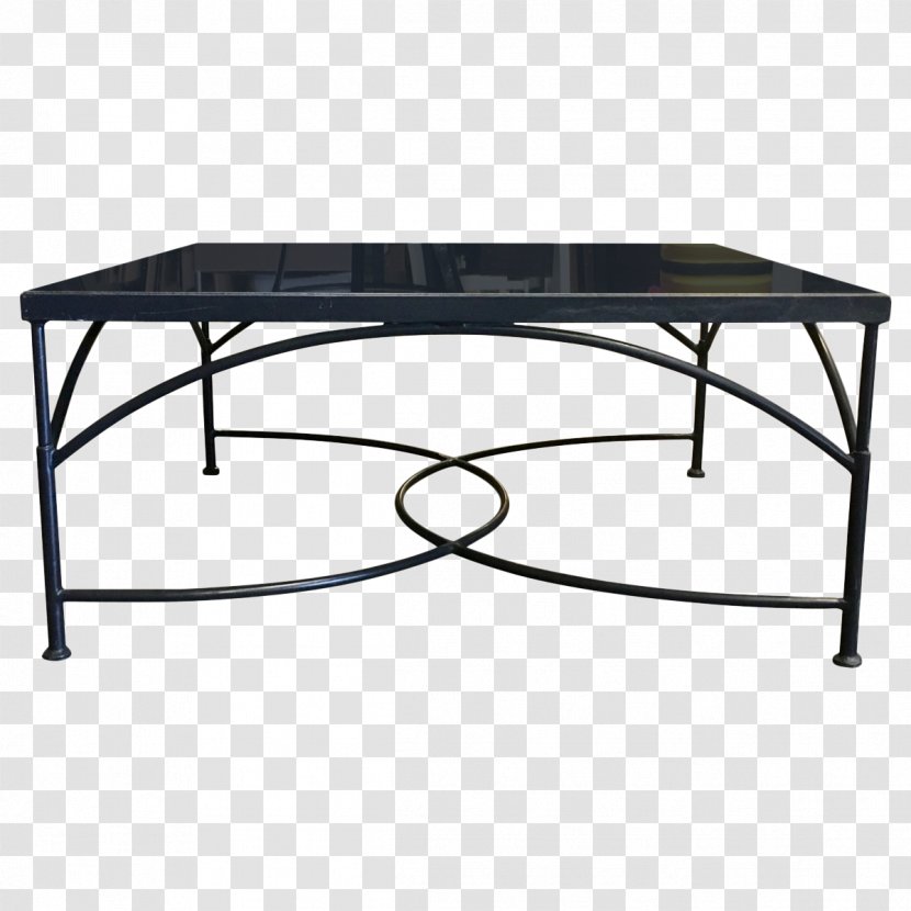 Coffee Tables Line Angle - Black - Iron Table Transparent PNG