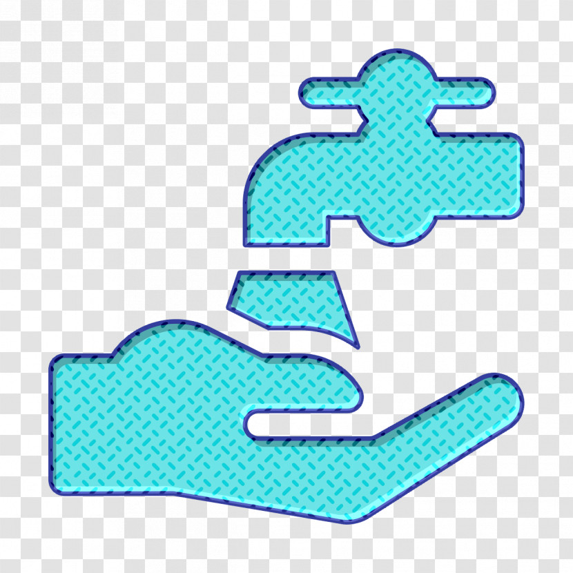 Water Icon Washing Hand Icon Hygiene Routine Icon Transparent PNG